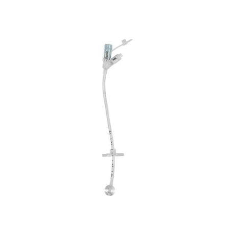Sterile silicone Foley catheter with inflatable balloon and clear insertion markings