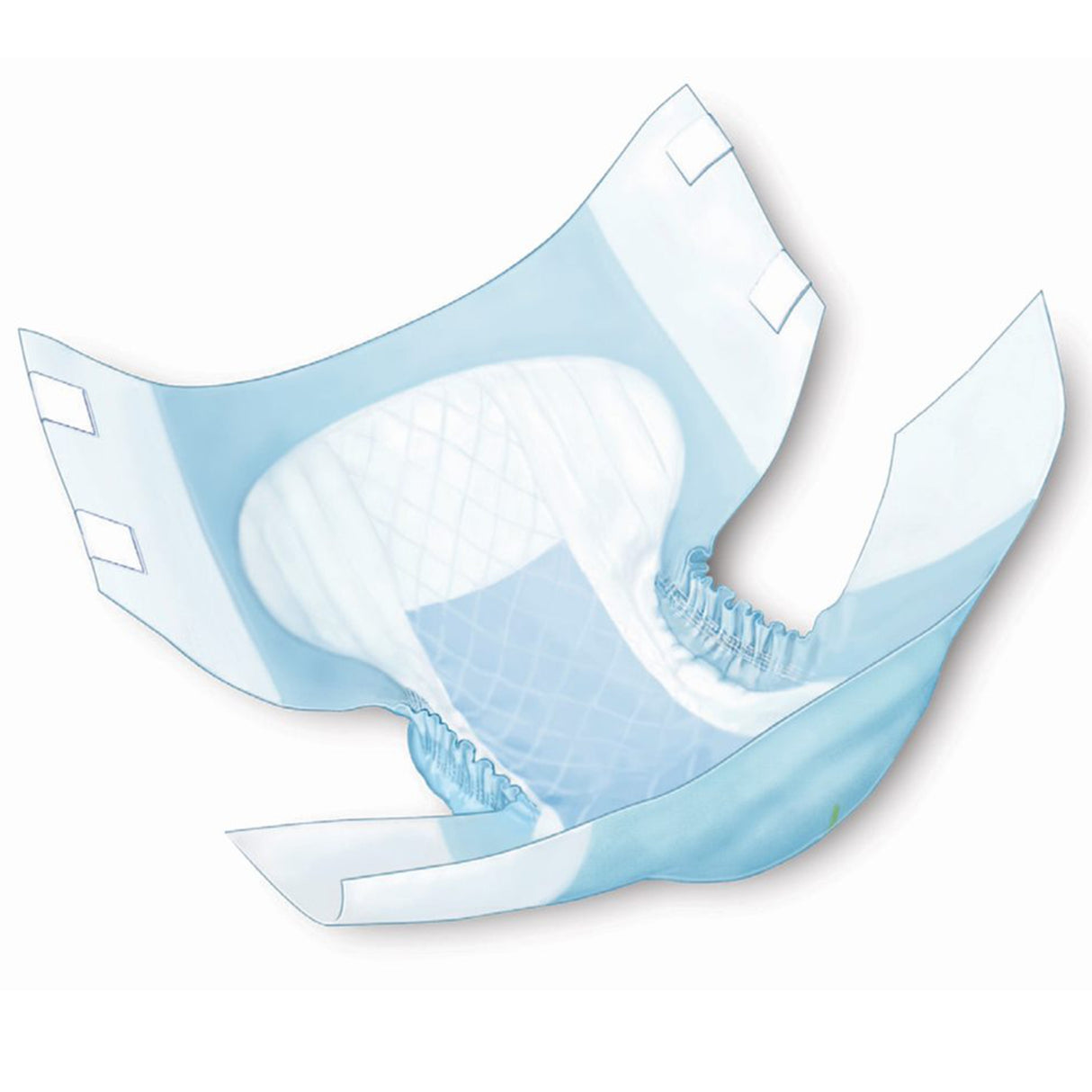 Wings Plus Quilted Brief With Breatheeasy Technology, X-large, 59" - 64"