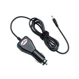 12-volt portable vehicle adapter with long black cable and DC connector for car charging