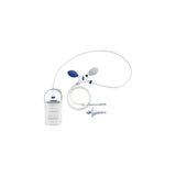 Portable home medical suction device kit with tubing, collection canister, and accessories