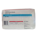 Adult Stretch Brief, Wings Plus - Heavy Absorbency, Size 1 (m/r) - Waist Size 32" - 54"