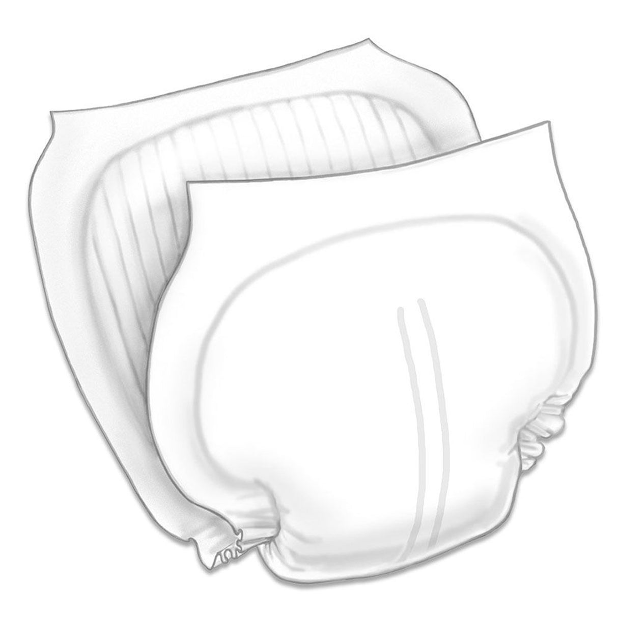 Wings Contoured Insert Pads, 13" X 24", Moderate