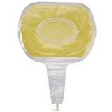 Fistula wound pouch with tap closure and transparent drainage section, medical supply