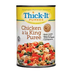 Can of Thick-It Purees Chicken à la King Puree for dysphagia, medical nutrition, 15oz