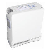 Portable oxygen concentrator device with digital display and control buttons