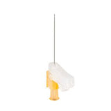 Safety hypodermic needle with yellow and transparent cap for medical supply use