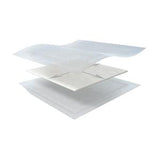 Layered sterile medical dressing pad for wound care and protection