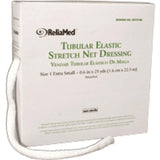 Box of ReliaMed tubular elastic stretch net dressing for medical wound care