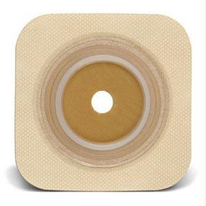 Sur-fit Natura Stomahesive Cut-to-fit Flexible Wafer 4" X 4" Flange 1-3/4" Tan