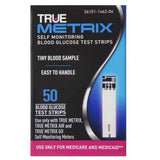 TRUE METRIX blood glucose test strips box for self-monitoring, 50 count, Medicare eligible