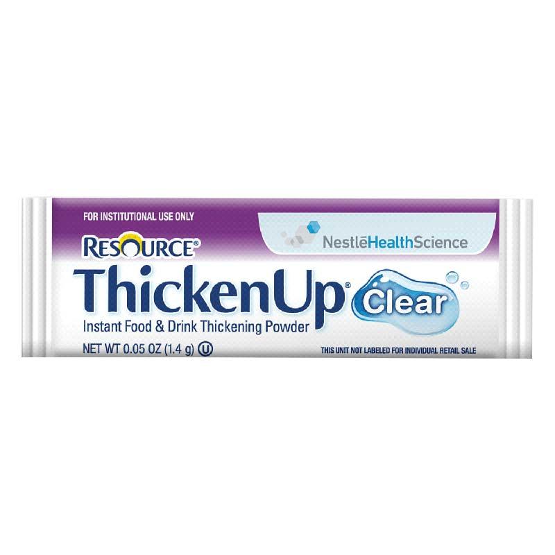 Resource Thickenup Clear Instant Food Thickener, Unflavored, 1.4g Stick Packs