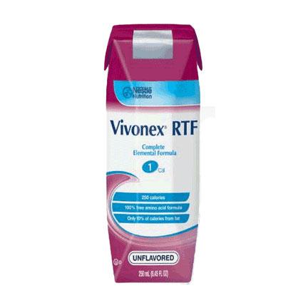 Vivonex Rtf Elemental Diet Unflavored Liquid 8 Oz. Reclosable Tetra Prisma Carton