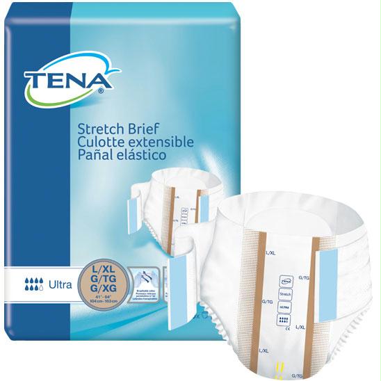 Tena Stretch Ultra Brief Large/x-large 41" - 64"