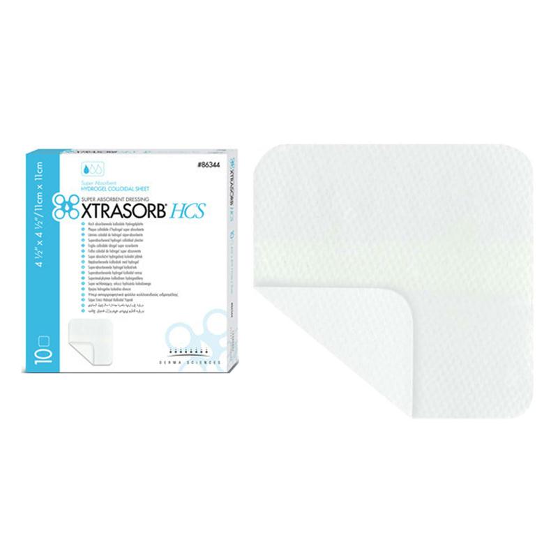 Xtrasorb Hydrogel Colloidal Sheet Dressing 4-2/7" X 4-2/7"