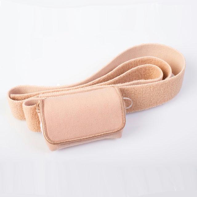 Waist-it Pouch With Elastic Straps, Beige