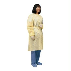 Non-surgical Lightweight Isolation Gown, Yellow, Universal