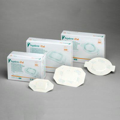 Tegaderm Film Dressing With Non-adherent Pad 3-1/2" X 6"