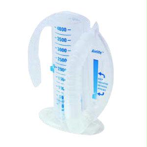 Airlife Volumetric Incentive Spirometer With One-way Valve, 4000 Ml Capacity