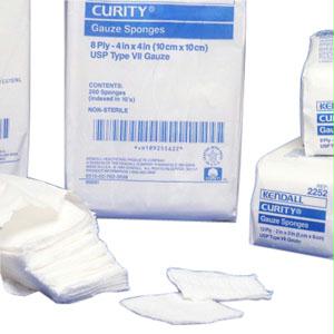 Curity Nonsterile Gauze Sponge 4" X 4"