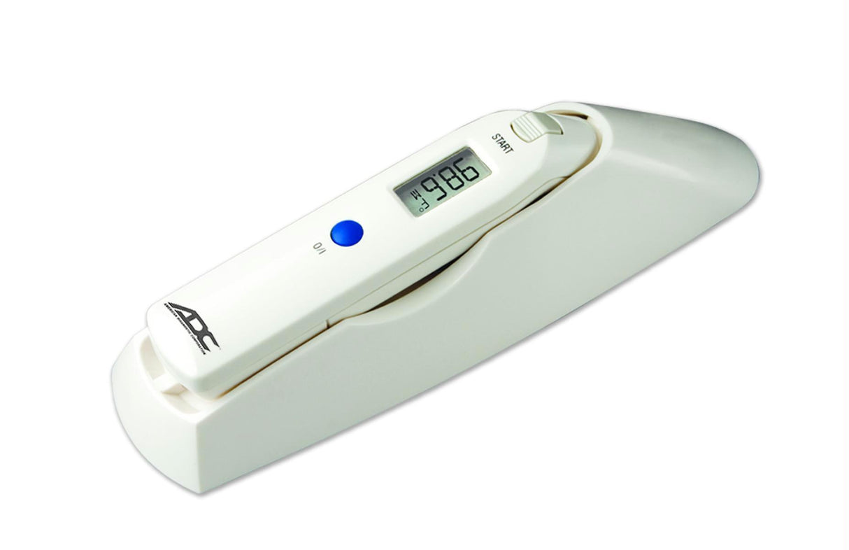 Adtemp Tympanic Ir Ear Thermometer, 5-1/2" X 1" X 4/5", Dual Scale, Cr2032 Battery