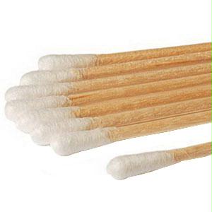 Sterile Cotton-tip Applicator With Wood Handle 6"