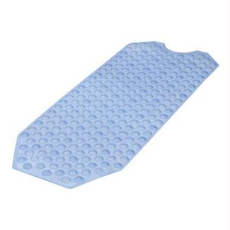 No-skid Cushioned Bath Mat, 15-3/4" X 41", Blue