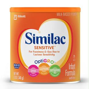 Similac Sensitive Optigro Powder 12.0 Oz.