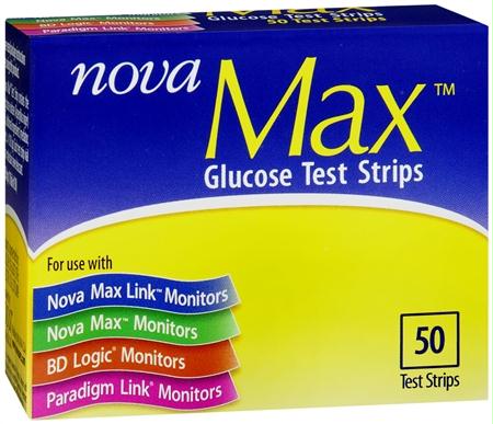 Nova Max Blood Ketone Test Strip (10 Count)