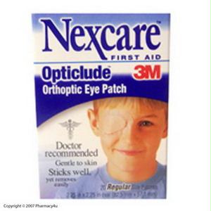 Nexcare Opticlude Eye Patch Reg 20's