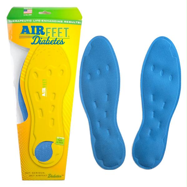 Airfeet Diabetes Classic Insoles, Size 1m, Pair