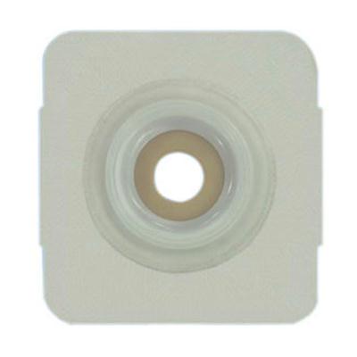 Securi-t Usa Two-piece Pre-cut 1 3/8" Opening Extended Wear Convex Wafer With Flexible Tape Collar 5"x 5" 2 1/4" Flange