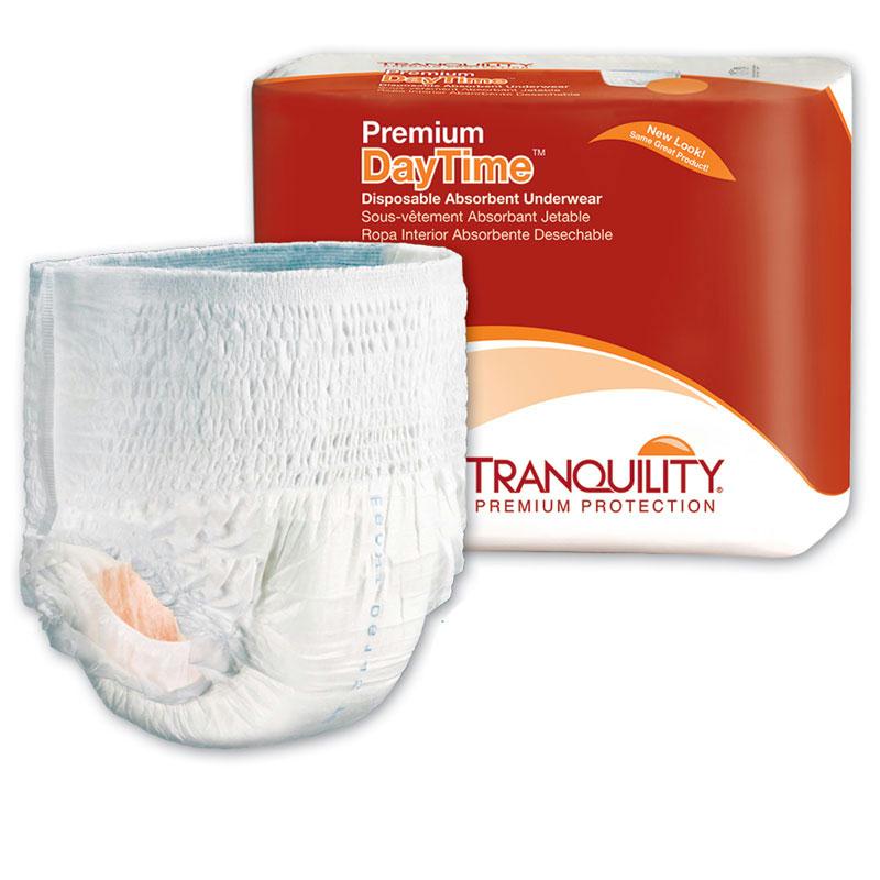 Tranquility Premium Daytime Adult Disposable Absorbent Underwear Medium 34" - 48"