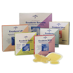 Exuderm Low Profile Colloidal Hydrocolloid Dressing 4" X 4"