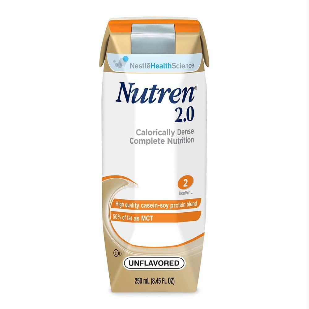 Nutren 2.0 Complete Liquid Nutrition Unflavored 8 Oz. Reclosable Tetra Prisma Carton