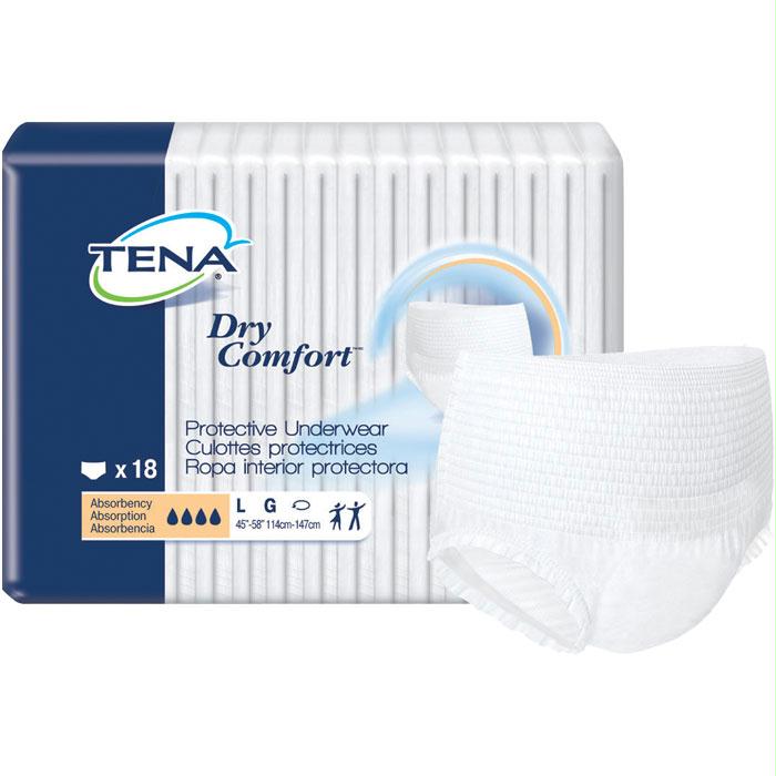 Tena Dry Comfort Protective Underwear, Large, 45"- 58"