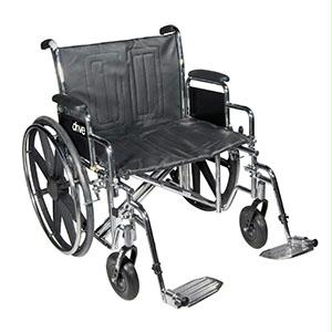 Silver Sport 2 Wheelchair With Detachable Desk Arms And Swing Away Footrest