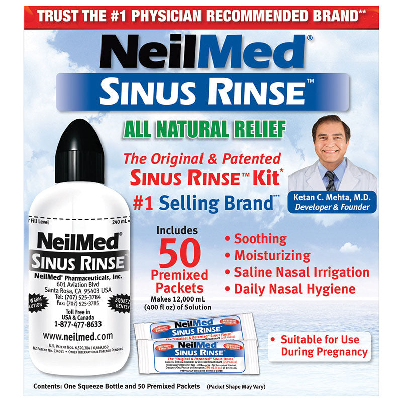 Sinus Rinse Starter Kit (50 Packets)