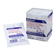 Dusoft Sterile Non-woven Sponge 2" X 2", 4-ply