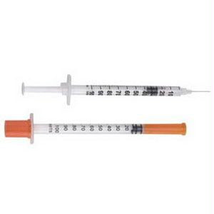 U-100 Insulin Syringe With Micro-fine Iv Needle 28g X 1/2", 1 Ml (100 Count)