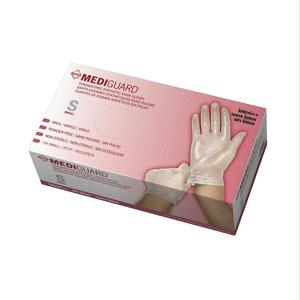 Mediguard Non-sterile Vinyl Synthetic Exam Glove Small, Prop 65 Sku For California