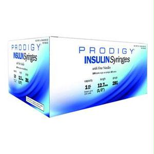 Prodigy Insulin Syringe 31g X 5/16", 1/2 Ml (100 Count)