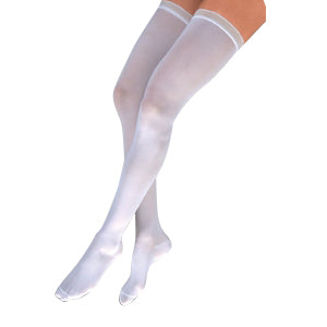 Anti-em/gp Knee-high Seamless Anti-embolism Elastic Stockings Small, White