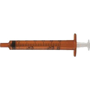 Oral Syringe With Tip Cap 3 Ml, Clear