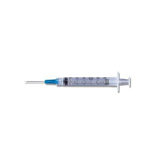 Luer-lok Syringe With Detachable Precisionglide Needle 25g X 5/8", 3 Ml (100 Count)