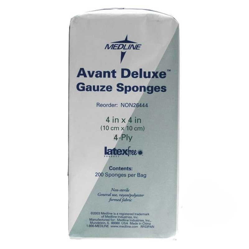 Avant Deluxe Non-sterile Gauze Sponges, 4" X 4", 4-ply