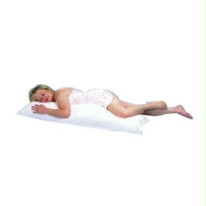 Body Pillow With Cover, 16" X 50", White