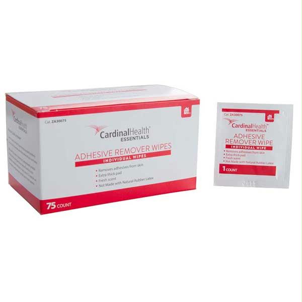 Cardinal Health Essentials Adhesive Remover Wipe 1-1/4" X 3"