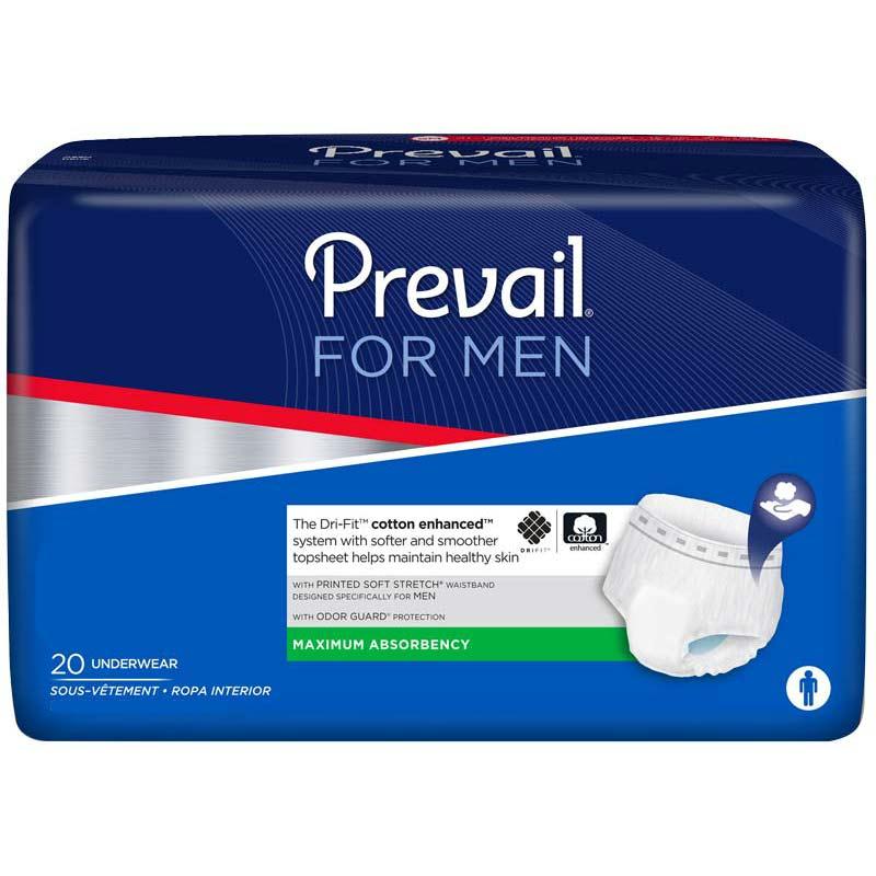 Prevail Underwear For Men Small/medium 34" - 46", Maximum Absorbency