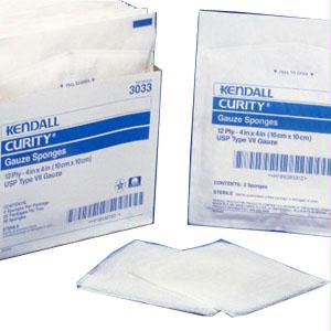 Curity Sterile Gauze Sponge 4" X 4" 12 Ply