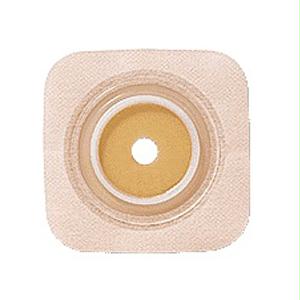 Sur-fit Natura Stomahesive Cut-to-fit Flexible Wafer 4" X 4" Flange 1-1/4" Tan